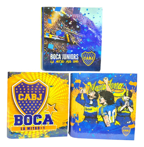 Carpeta Escolar Numero 3 Boca Juniors 