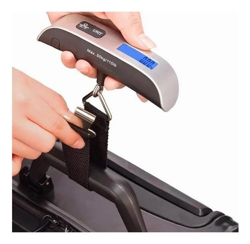 Bascula Digital Equipaje 50 Kg Pantalla Lcd Portatil
