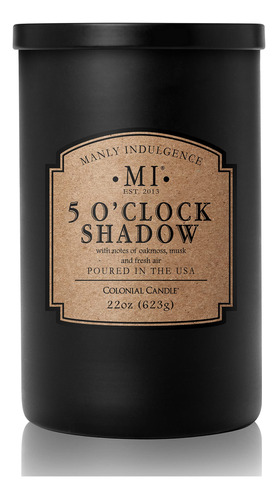 5 O&#39;clock Shadow Jar Candle 22 Oz - Oakmuss &amp; Z...