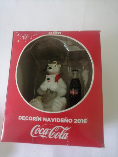 Decorin Navideño 2016 Oso Coca Cola