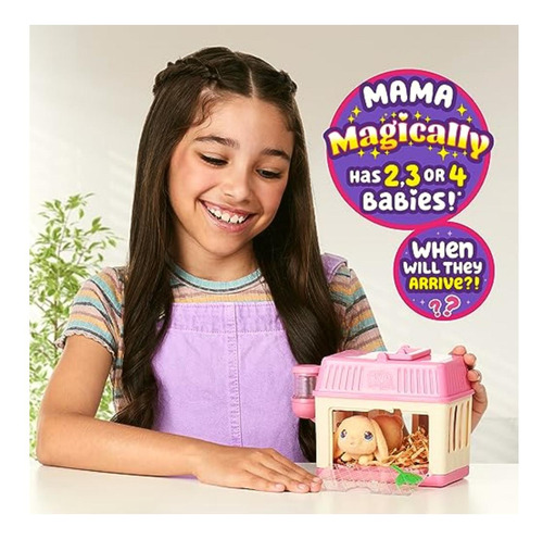 Little Live Pets Mama Surprise Minis. Alimenta Y Nutre A Un