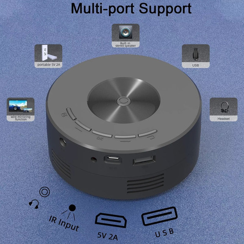 Proyector Doméstico Yt200 Proyector De Teléfono Celular Para