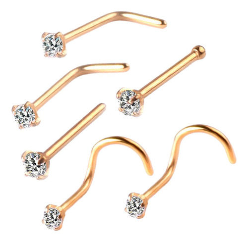 3 X 6 Piezas Pendientes De Nariz Anillos De Nariz Pendientes