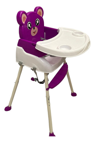 Silla Comedor De Bebe 3 En 1 Doble Altura Portatil Practico