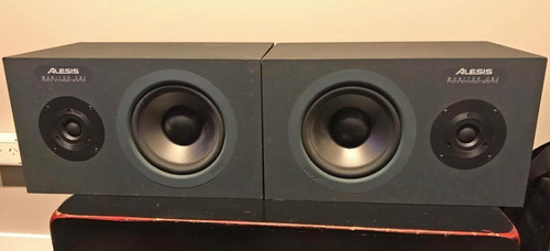 Potencia Alesis Ra100 Y Monitores Alesis Monitor One