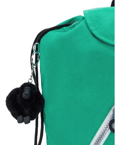 Mochila Média New Fundamental Kipling Rapid Green