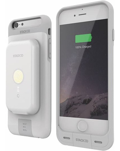 Funda, Cargador Y Bateria Portátil Stacked P Iphone 6 Plus (Usado)