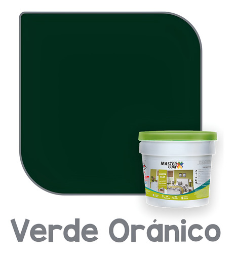 Pintura Vinílica Master Flat Int/exteror Master Coat 4l Verde Orgánica Mate