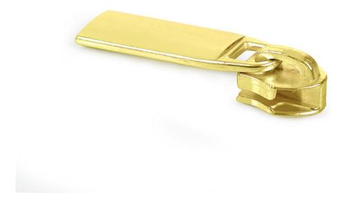 Cremallera rectangular Cursor P/ Nº 5 - 100 Und - Latón
