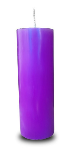 Kit 4 Velas Votivas 7 Sete Dias Colorida Lilás