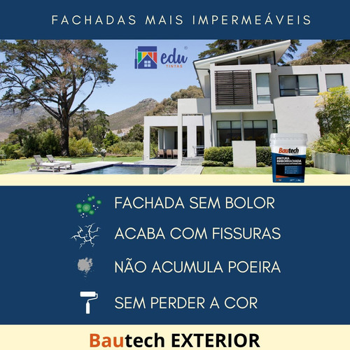 Bautech Emborrachada Excelente Resistência Ao Fissuramento