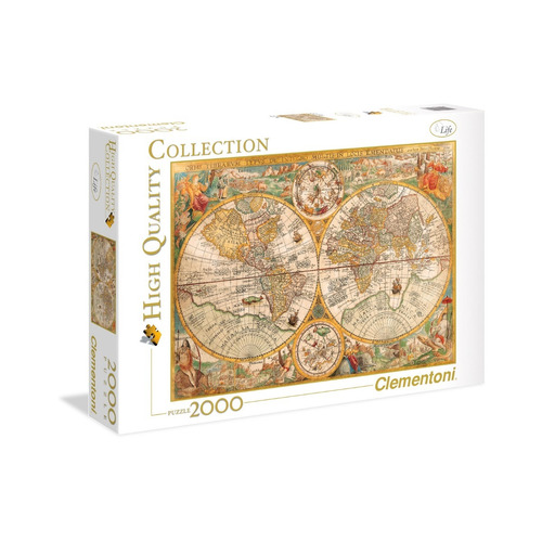  Puzzle Mapa Antiguo 2000 Piezas - Encontralo