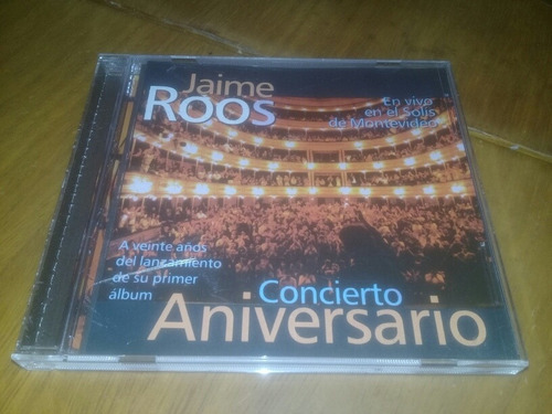 Jaime Roos Concierto Aniversario Cd Pagina/12 