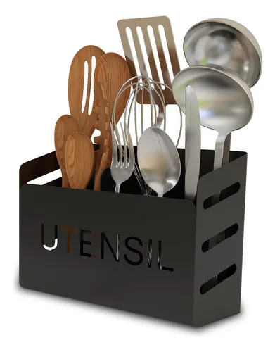 Soporte Para Utensilio Negro