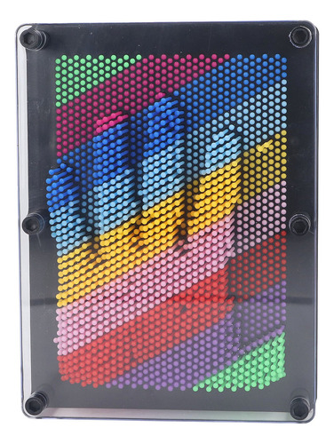 Juego De Mesa Black Pin Art, Escultura De Mesa 3d, Tamaño Gr