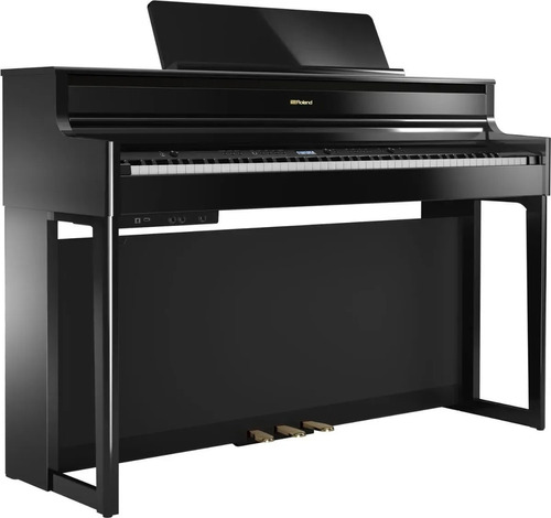 Roland Hp-704dr Piano Digital Negro Mate - Promusica Rosario