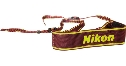 Nikon An-6w Nylon Wide Neck Strap (wine)