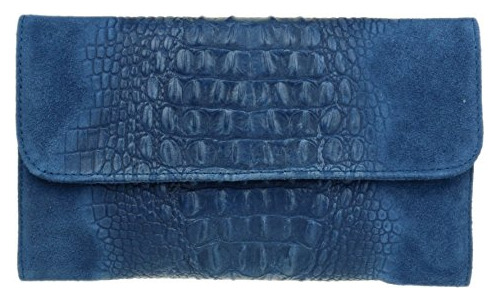 Bolsos Femeninos Mujer Croc Suede Bolsa De Embrague Denim