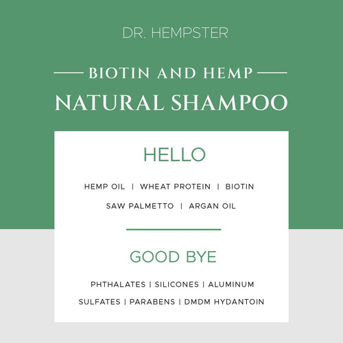 Champô Anti-queda De Cabelo Com Biotina Para Homens E Mul...