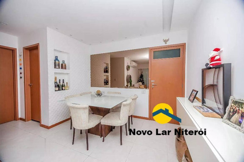 Imagem 9 de 15 de Excelente Apartamento Todo Montado Com Varanda Gourmet Em Icaraí. - 322