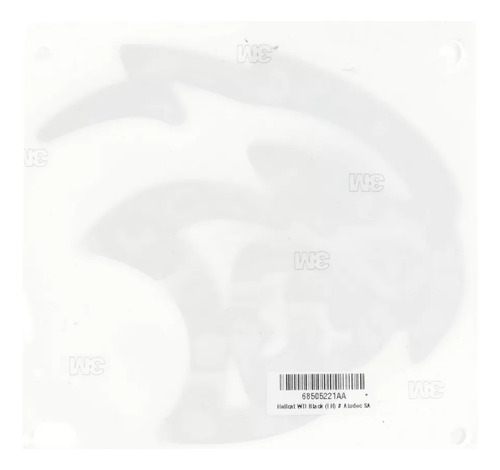 Emblema Izquierdo Original Negro Para Srt Hellcat 2020-2021 Negro