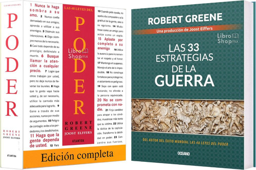 Las 48 Leyes Del Poder B + Las 33 Estrategias De La Guerra