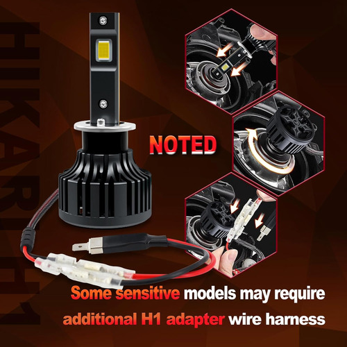 Bombillas Automotrices Hikari Wings Y45-h1