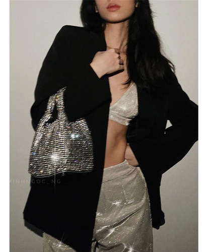 Aplicável A Traje De Fiesta Plateado Brillante Traje Ropa