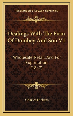 Libro Dealings With The Firm Of Dombey And Son V1: Wholes...