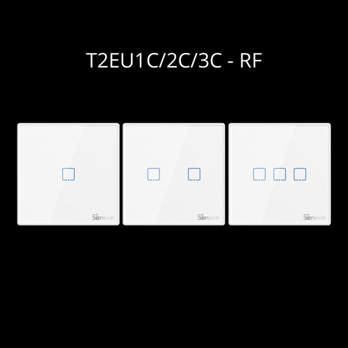 Sonoff T2 Eu 3c Rf - Control Remoto Touch 3 Canales