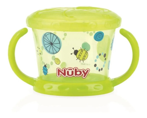 Porta Cereales Verde Snack Keeper 12+ Meses Nuby 