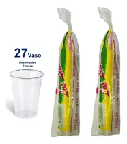 Comprar Vasos Desechables V-27 De 2 Onzas Paq 100-unid Precio (paqx2