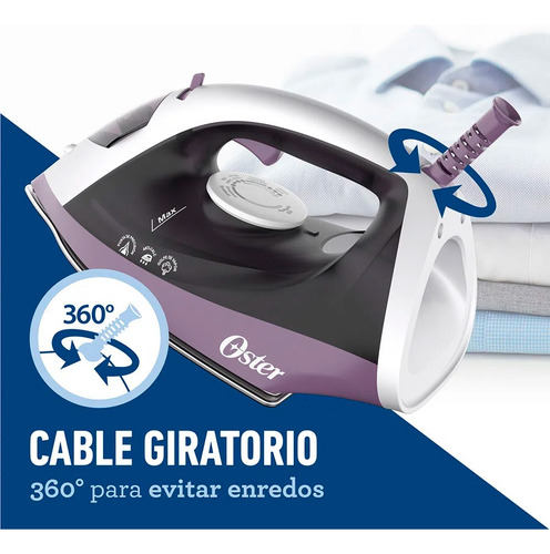 Plancha De Vapor Serie 6000 Con Punta D/precisión Oster