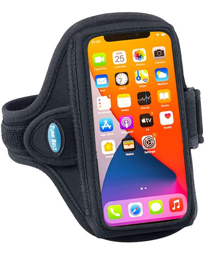 Funda Con Soporte Para Celular Tune Belt Para Deporte Negro