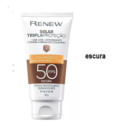 Protetor Facial Avon Renew Com Cor Fps50 - 50g