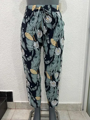 Pantalon floreado mujer sale