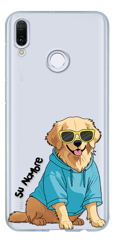 Funda Para Huawei Para Mujer Perrito Cool Golden Su Nombre