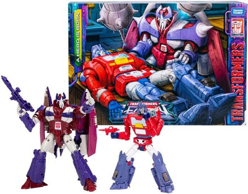 Transformers Orion Pax Y Alpha Trion Y Vector Figura  Acción