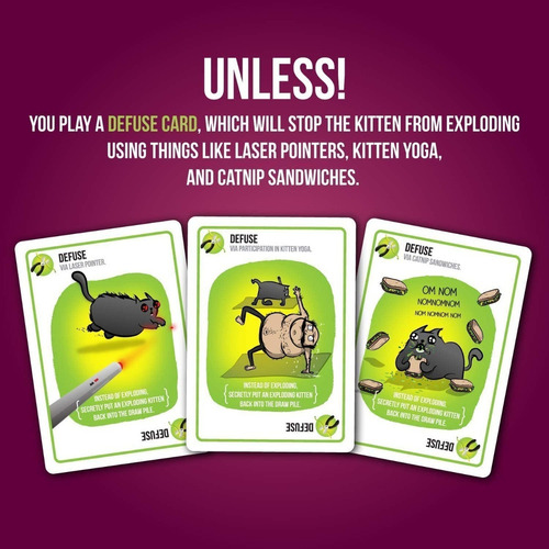 Et Juego De Cartas Exploding Kittens Asmodee Party Pack