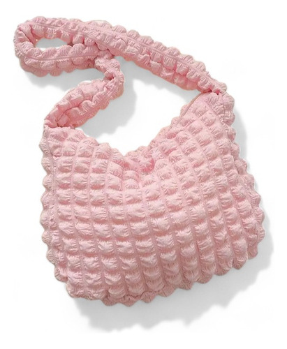 Bolso De Hombro Tipo Hobo De Tela Para Mujer Varios Colores
