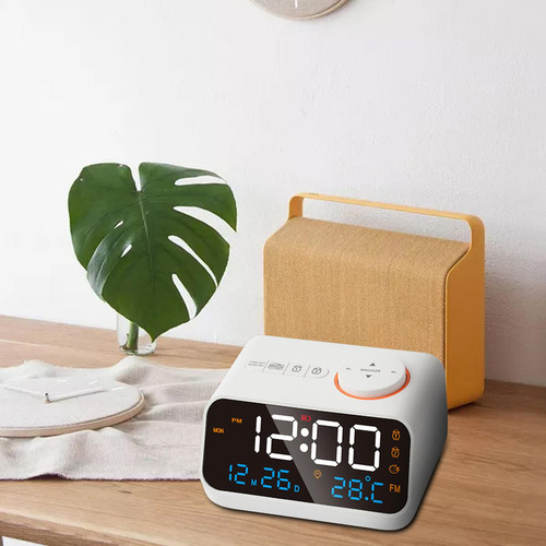 Calendario De Reloj Despertador Led Con Termómetro De