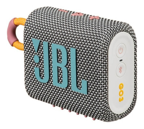 Parlante JBL Go 3 portátil con bluetooth waterproof grey
