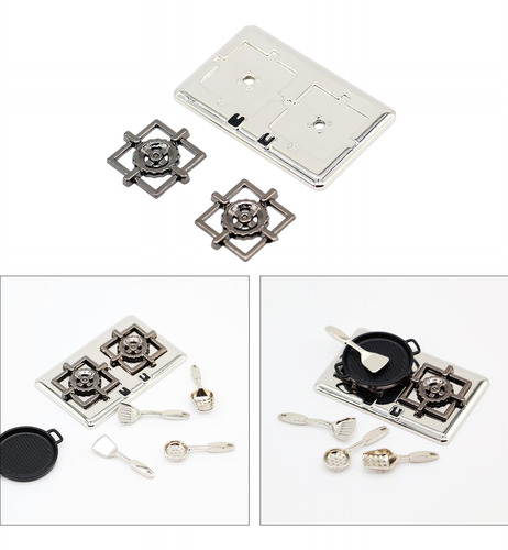 2 Paquete De 2-4 Utensilios De Cocina En Miniatura 2 Piezas