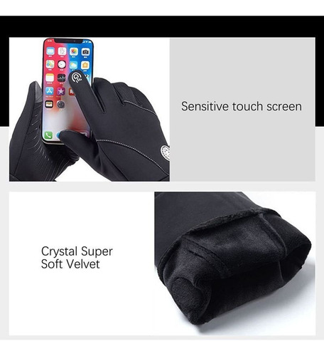 D Guantes Térmicos De Forro Polar Impermeables Para