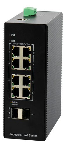 Bdcom Ies200-v25-2s8p Switch Industrial 2sfp - 8eth Poe+ger
