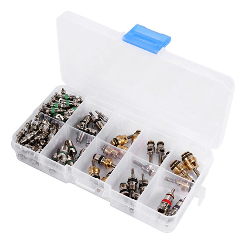 100pc Car Air Conditioning Valve Core Kit