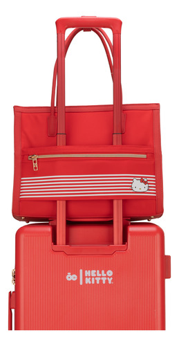 Bolsa Tote Oe X Hello Kitty Rojo Unico