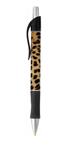 Cheetah Animal Print Pen Tinta Escritura Negra O Azul Diseño