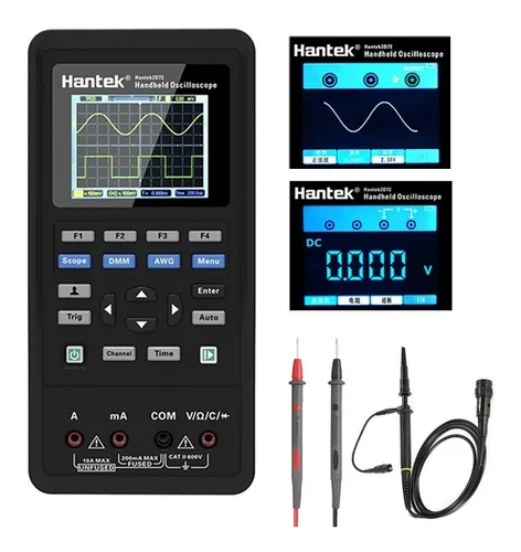 Multimetro Osciloscopio Hantek 3 En 1 2c42 -entreg Inmediat