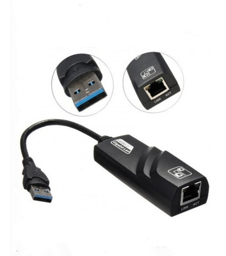 Convertidor Adaptador Usb 3.0 A Red Gigabyte 10/100/1.000